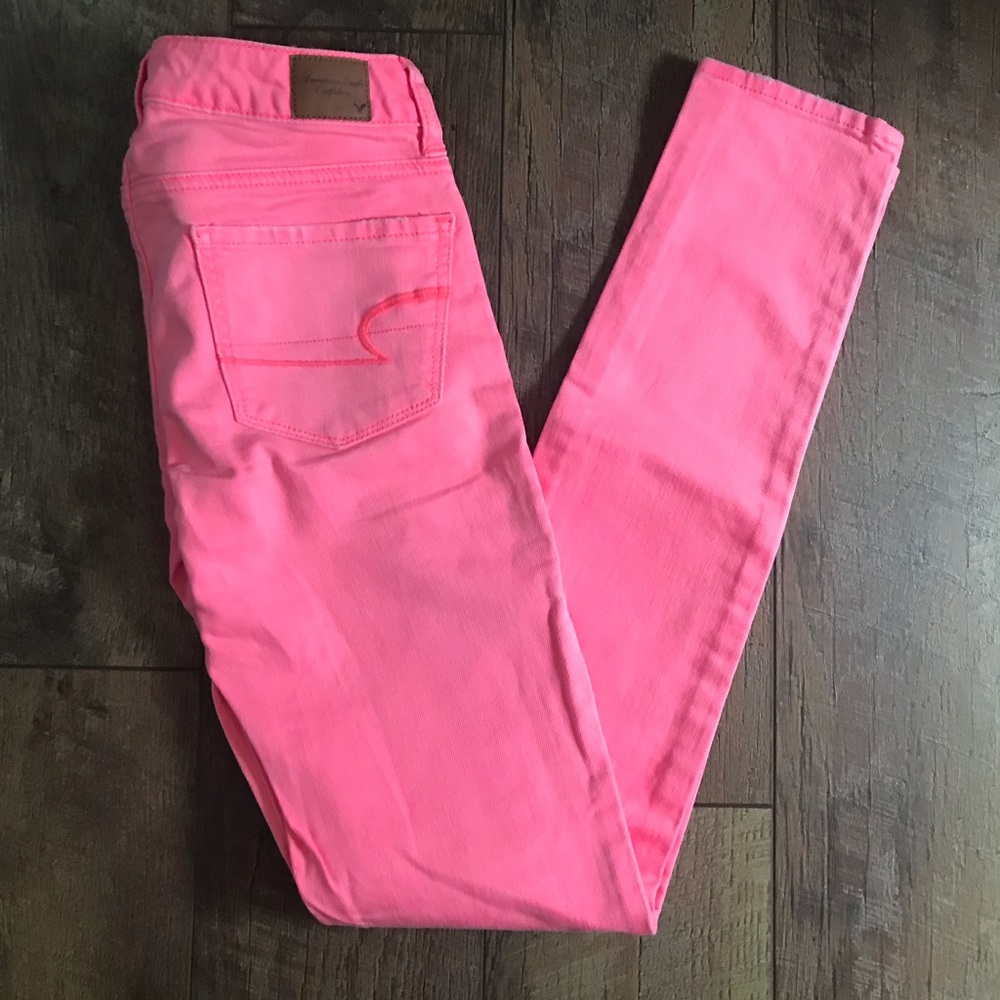 American Eagle Hot Pink Jeans